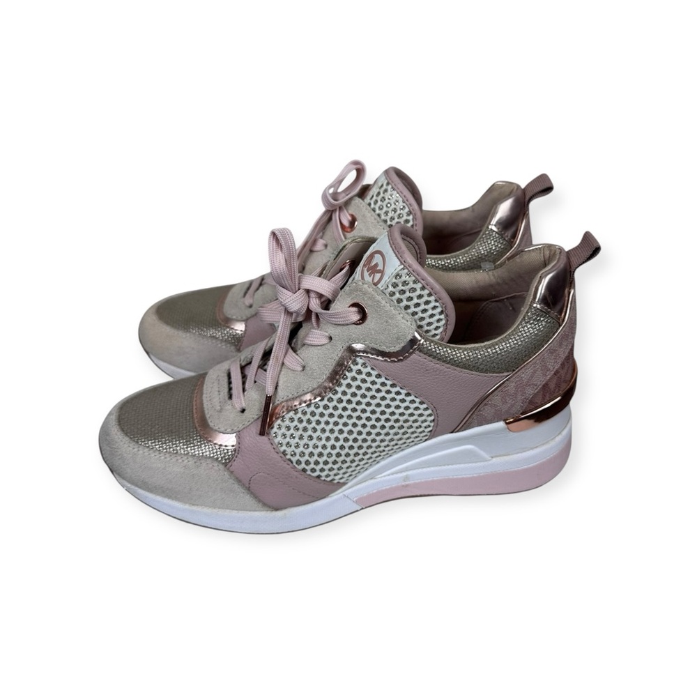 Michael Kors Crista rose gold accent training Sneaker size 8